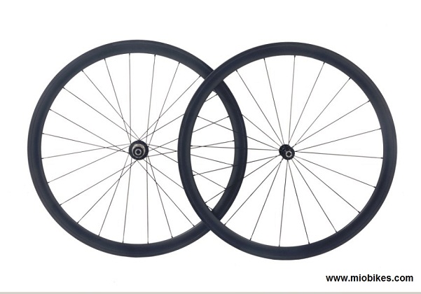 tubular carbon wheelsets, 38mm, matt, 3k