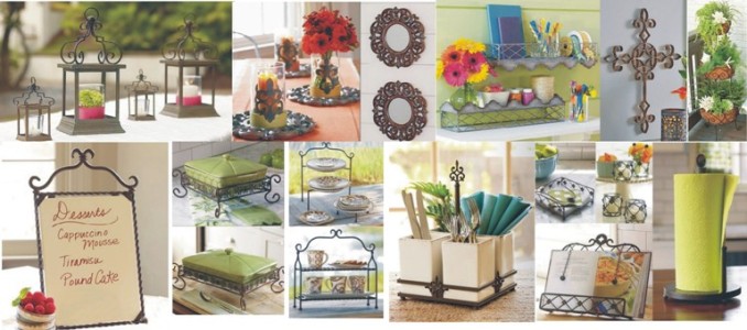 Ceramic Tableware Metal Craft Kitchen Dining Use Tableware Home Decoration
