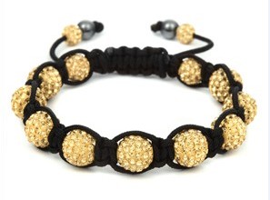 316l Stainless Steel Titanium Bracelet With Shamballa Beads