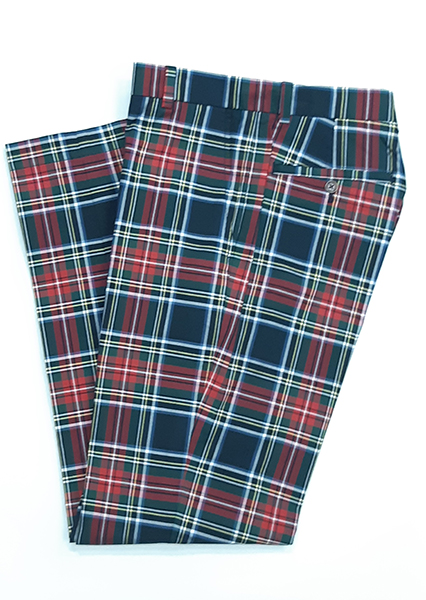 Wool Plaid Pants