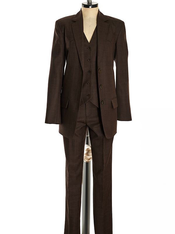 Wool Plaid Suiting