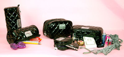 Cylindrical pouch/Square Cosmetic Pouch/Digital Camera Pouch