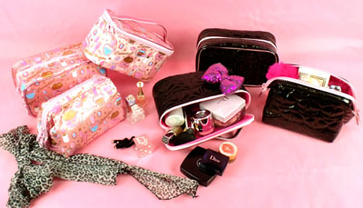 Wire Pouch/Square Cosmetic Pouch/Vanity Pouch