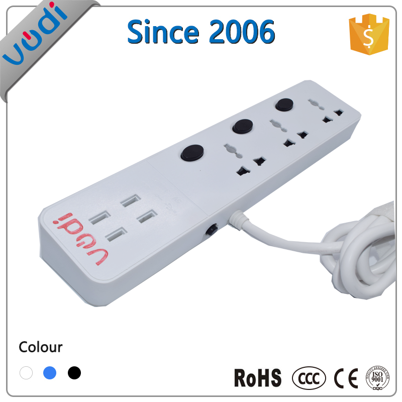 3.4A 4 USB PortsMulti-function flexibility extension Socket