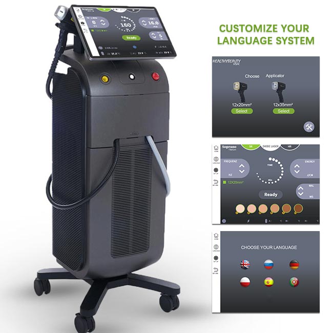 Professional Permanent Hair Removal Soprano Titanium Machine