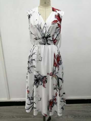 Women's Floral Print Dress