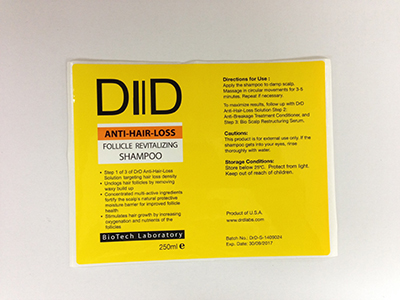 Syntheive Label + OPP Lamination Tape