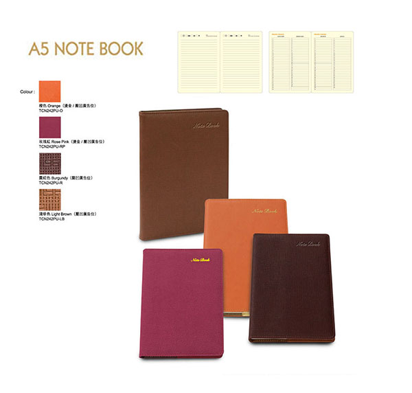 A5 PU notebook