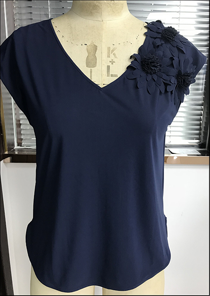 Embroidery Short Sleeve Top
