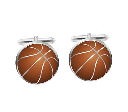 Basketball Themed Executive Cufflinks Novelty Cuff Link Shirt Cufflink