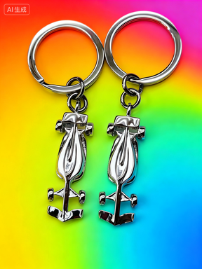 Race car keyring