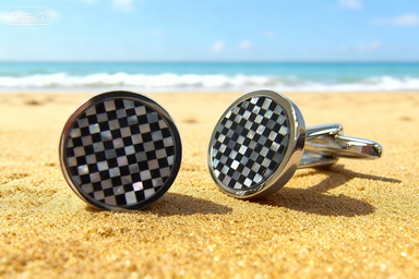 Cufflink with stones