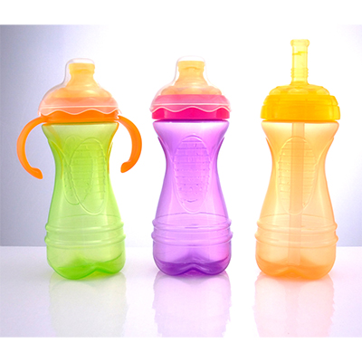 Drinking Cup with spout & handle/with spout/sipper cup (300ml/10oz)