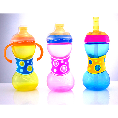 Drinking Cup with spout & handle/with spout/sipper cup (300ml/10oz)