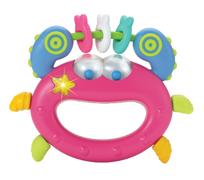 Easy-Grab Crab Rattle