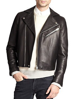 Mens 's Leather Jacket
