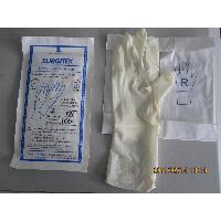 Sell latex surgical gloves, rough face, powdered, sterile