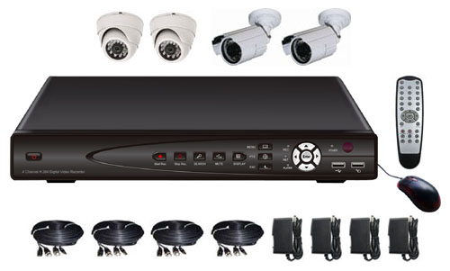 Standalone 4ch Dvr Camera Kit
