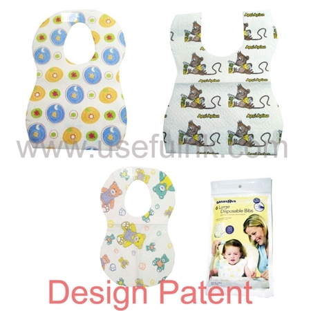 Disposable baby bib