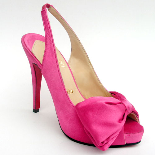 Very Noeud Slingback Shoes Pink