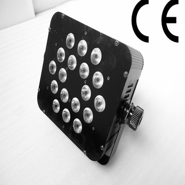 18* 3w flat par white light led par light stage performance