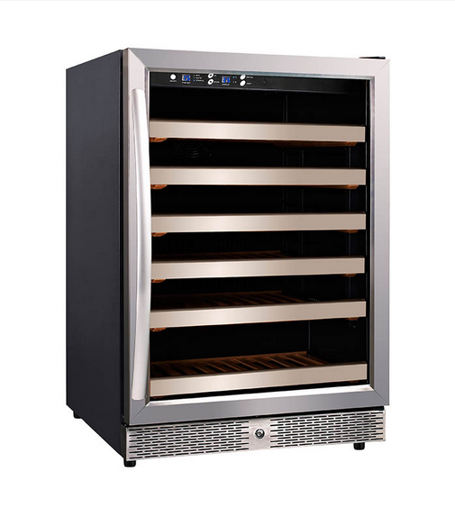 Compressor Air-cooling Wine cooler For 46 Bottles