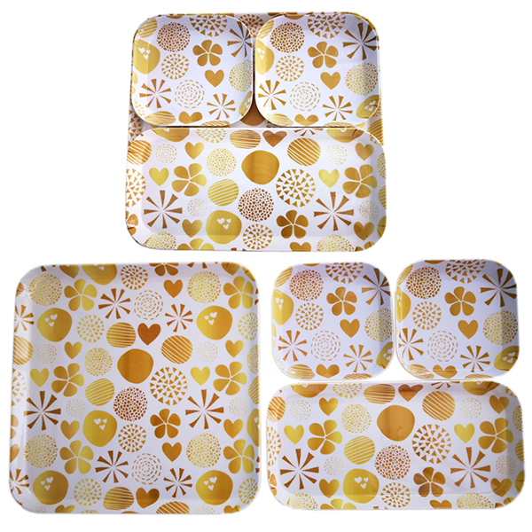 Melamine 4-pc Serving Tray