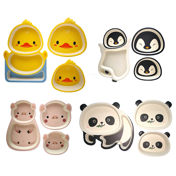 Melamine Cute Kid Meal Set