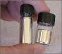 Silver Metallic Liquid Mercury Of 99.999% Purity