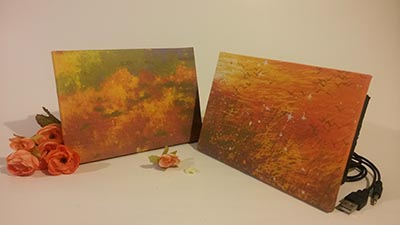 Speaker with Printed Mask