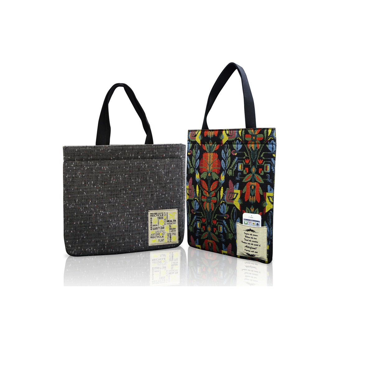 Tapestry Fabric Tote Bag