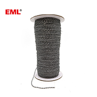 White/Black Twisted Cotton String