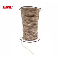 3x4 Twisted Natural White Waxed Cotton String