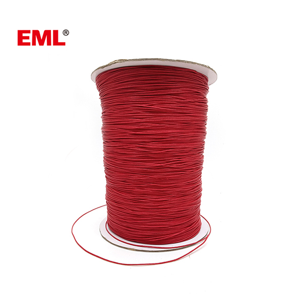 0.8mm Red Waxed Cotton String