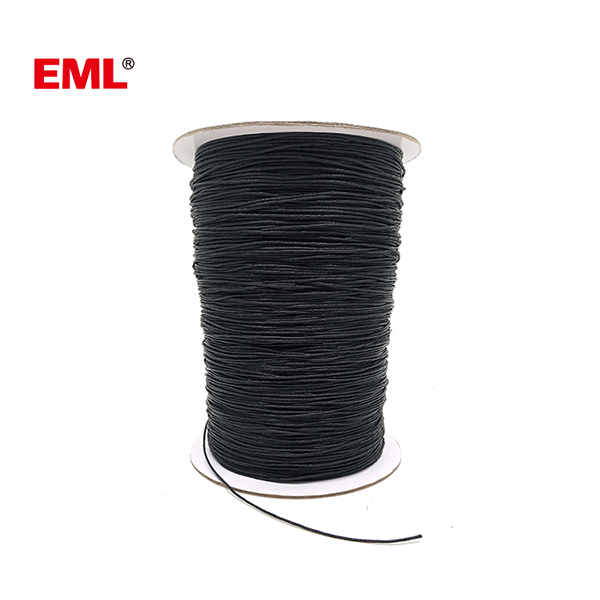 11 Strands Twisted Black Waxed Cotton String