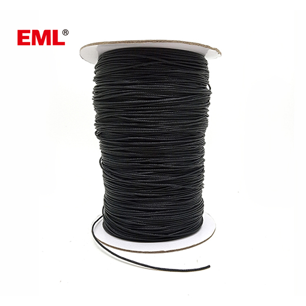 1.3mm Black Waxed Cotton String