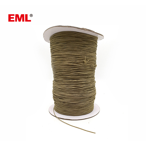 3x4 Twisted Dark Grey Waxed Cotton String