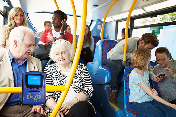 Onboard Bus Ticket Validator With GPRS And NFC Reader