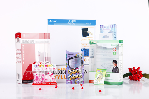 clear plastic product packaging