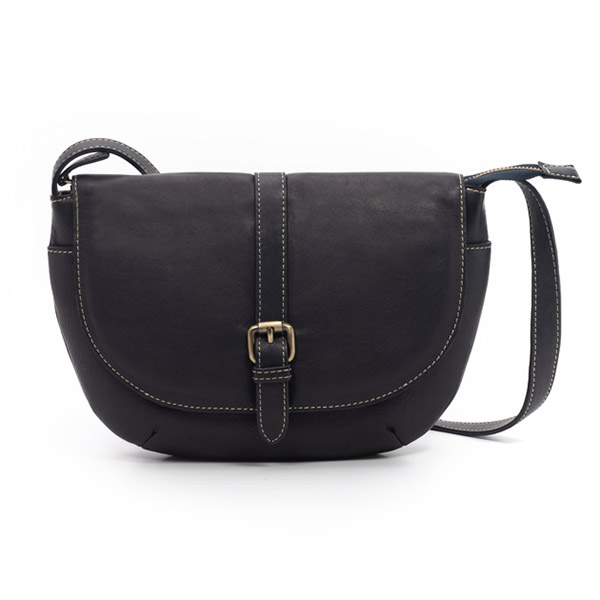 Leather Cross Body with Flap Closure