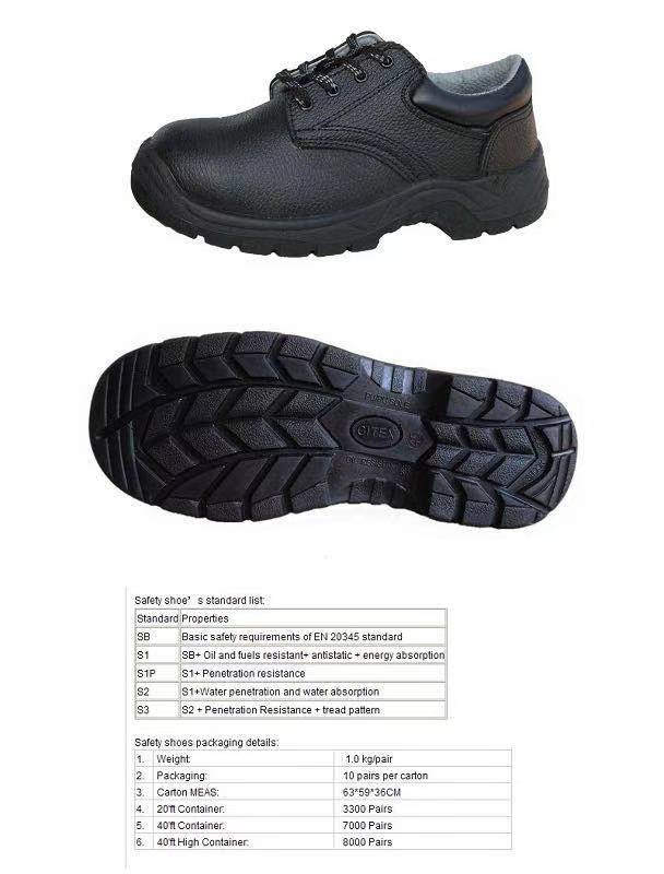 Sell Work Steel Toe Safety Shoes Slip On Safety Oiled Leather Shoes, Static Dissipative, Breathable, Quic, LS202108