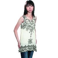Ladies' Knitted Blouse with Print