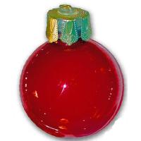 &#934;65mm Twinkling LED Red Ball (Battery Operated)