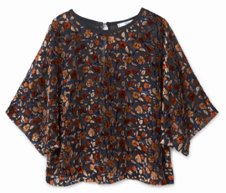 Poly / Rayon Jacquard Ladies Woven Blouse