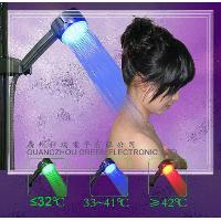 Temperature Controlled Led Shower Head With 3 Changing Colors And Ce+rohs Certificated
