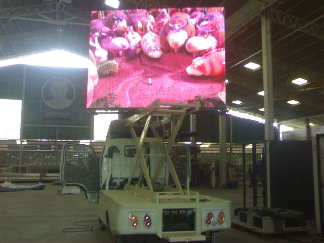 Truck And Trailer Outdoor Led Screen