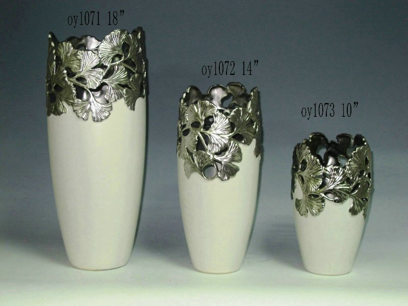 Decorated Ceramic Vase