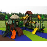 Plastic Slide in Amusement Park for Kids