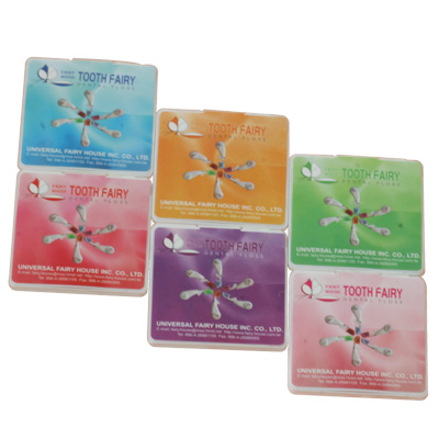 Dental Floss Card - Orange