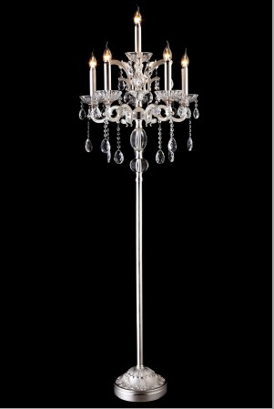 Indoor Decorative Lighting Crystal Chandelier Crystal Floor Lamp
